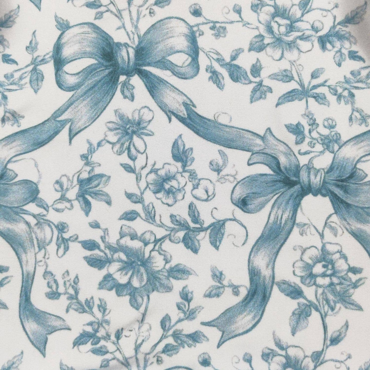 Azure Ribbon Baby Gown