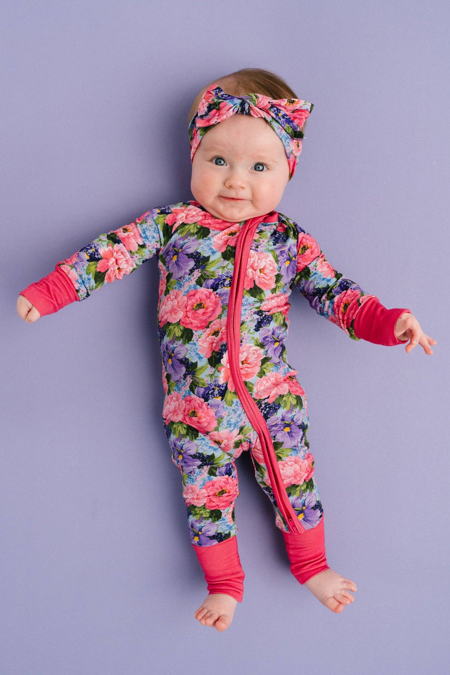 Little One Shop - Peony Garden Bamboo Sleeper