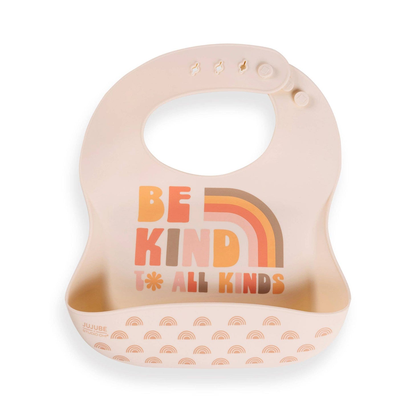 JuJuBe - Silicone Bib Be Kind Rainbows