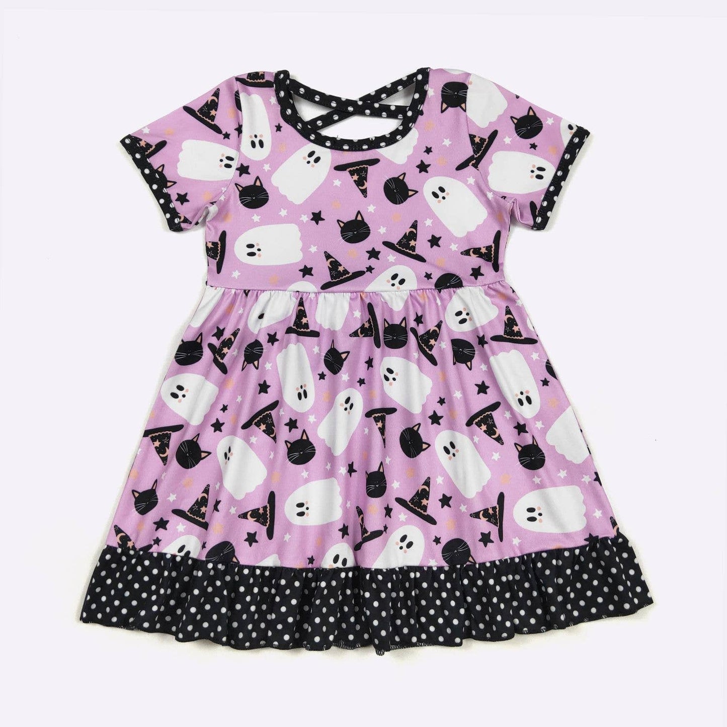 Clover Cottage - Orchid Ghost Girls Dress