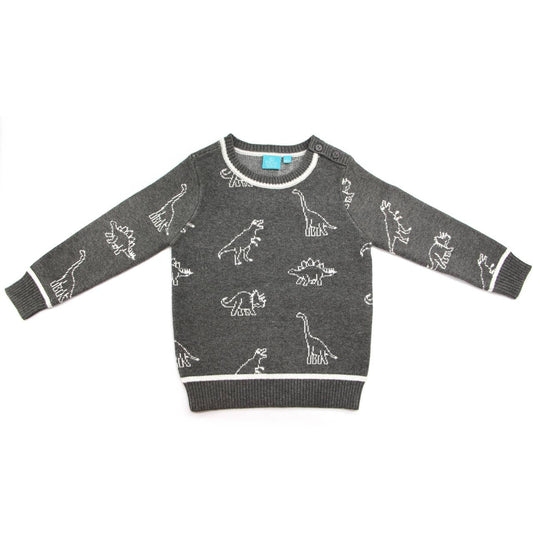 Bear Camp - Leon Dinosaur Sweater Toddler