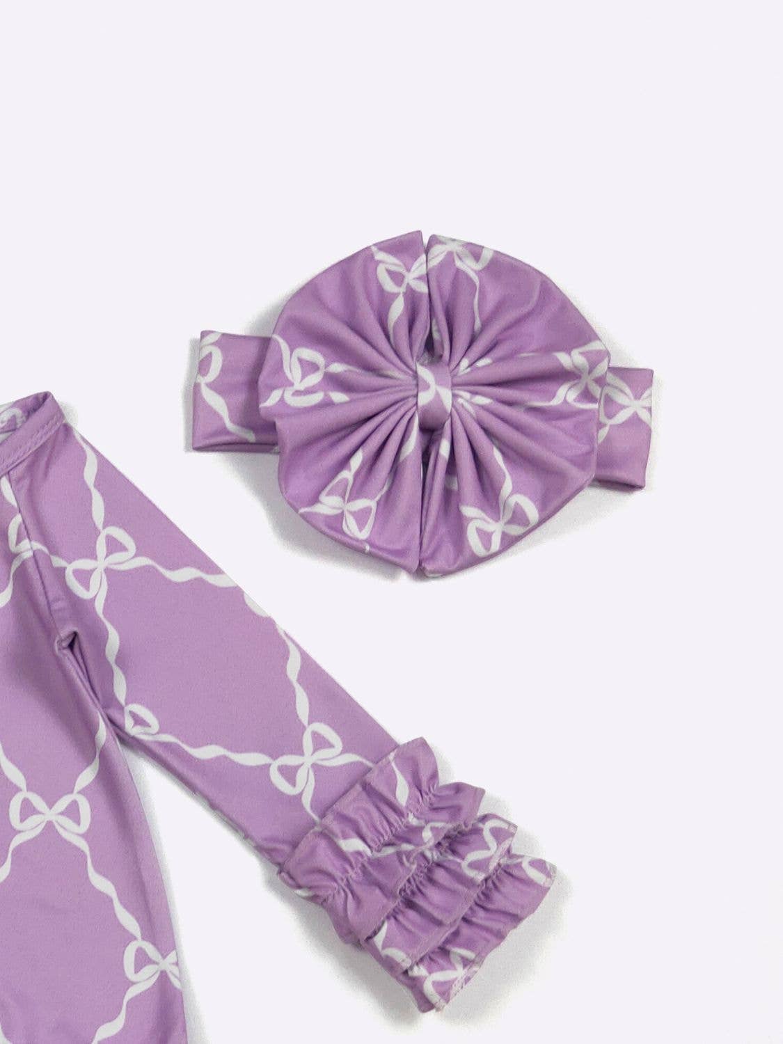Clover Cottage - Plum Coquette Baby Gown