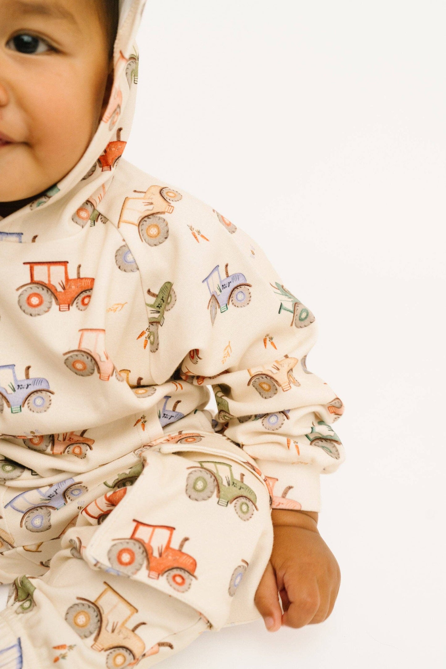 Little One Shop - Tractor Ride Cargo Hoodie Set