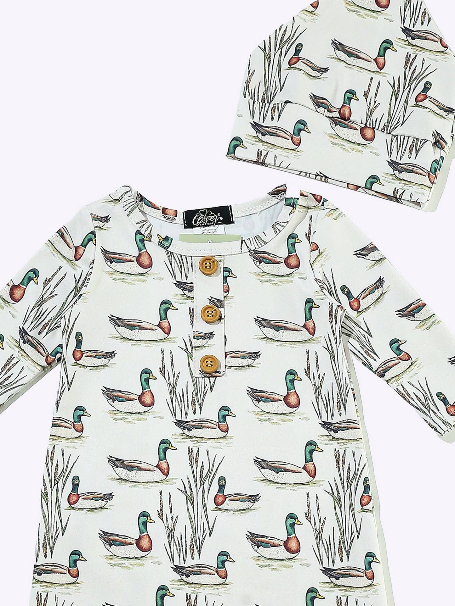 Clover Cottage - Mallard Duck Knotted Gown