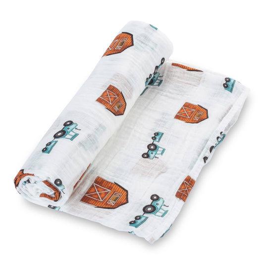 LollyBanks - How We Roll Baby Swaddle Blanket