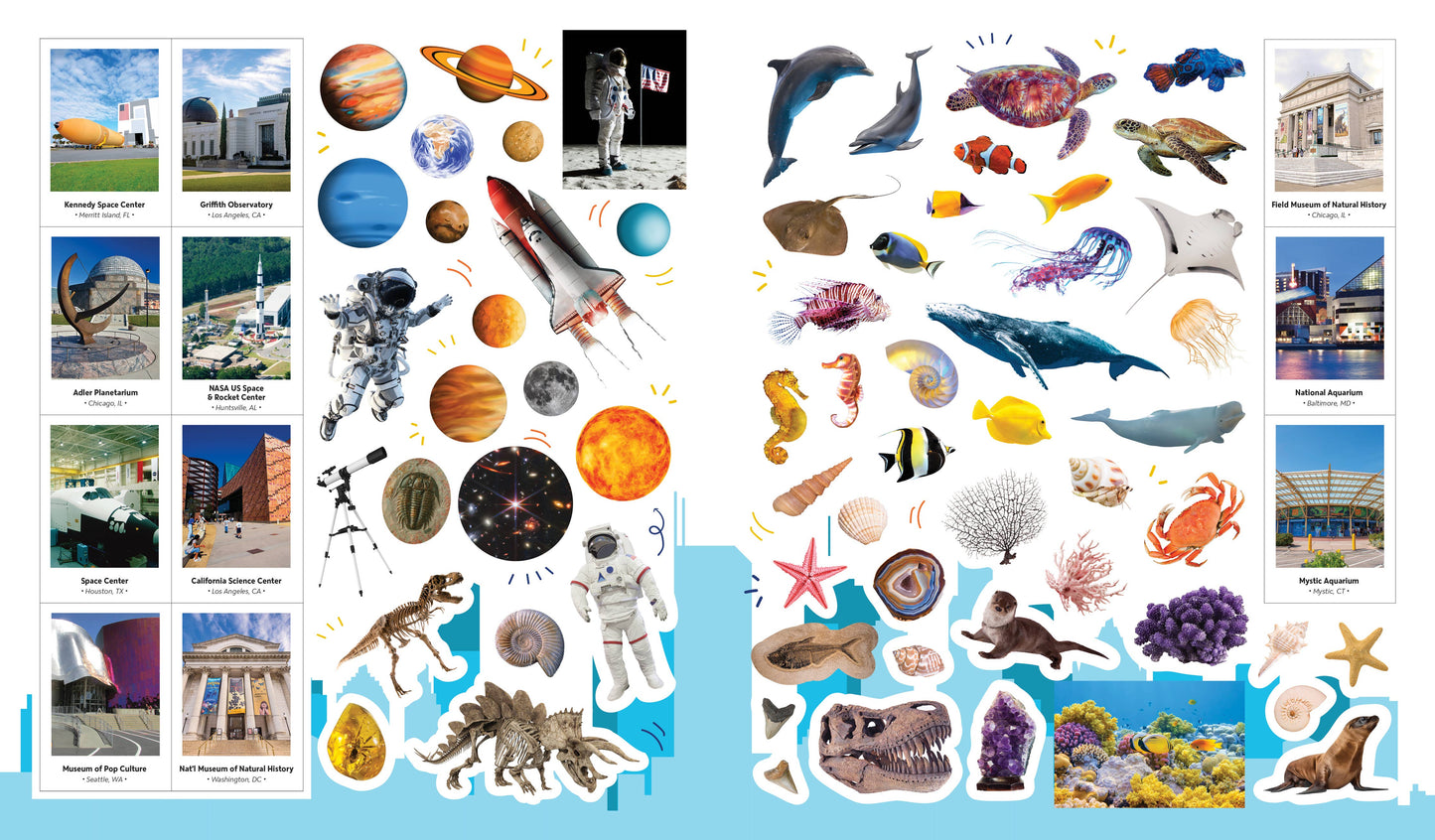 Sourcebooks - 1,000 Stickers: USA