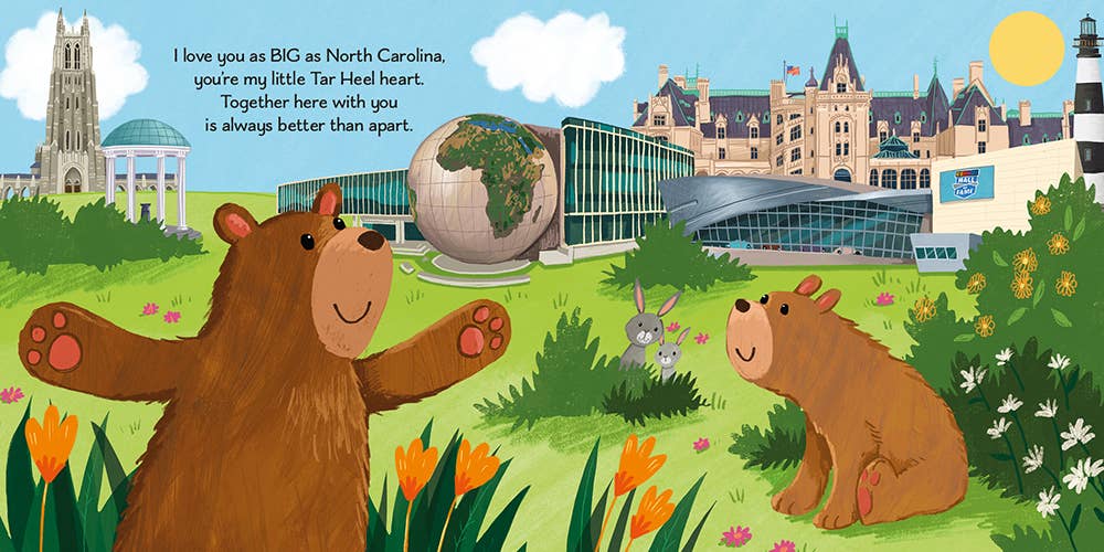 Sourcebooks - I Love You as Big as North Carolina (BB)