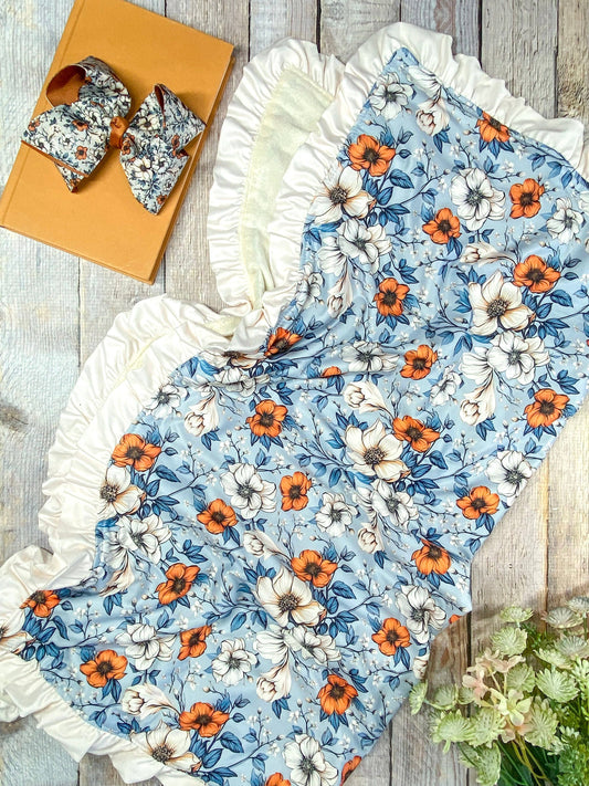 The Hair Bow Company - Autumn Whisper Baby Blanket