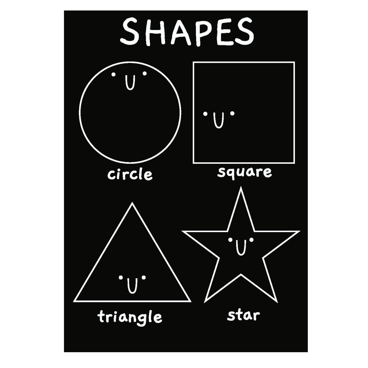 Imagination Starters - Reusable Coloring MiniMats Letters & Shapes Kit