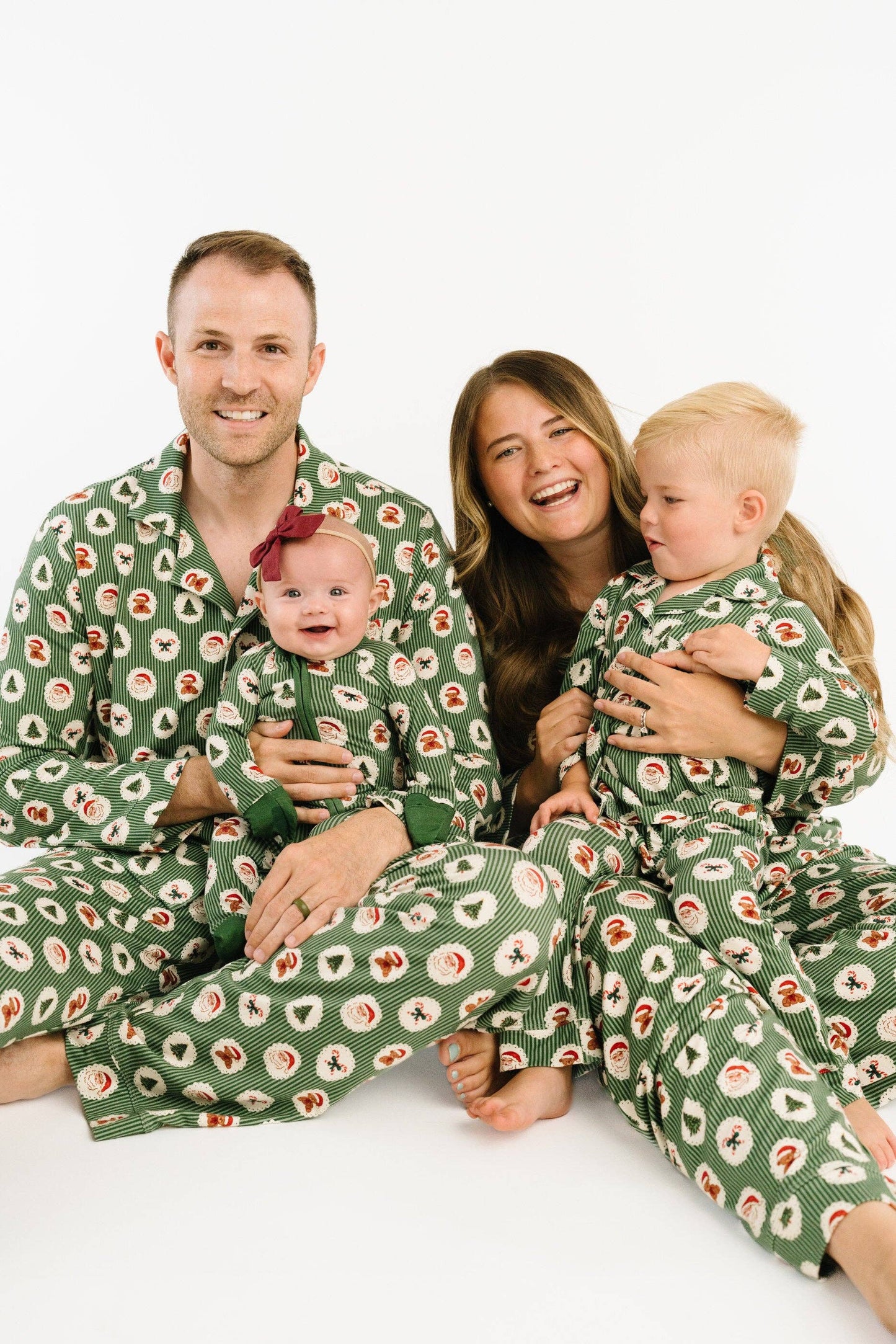 Little One Shop - Holiday Heirloom Bamboo Button Up Set