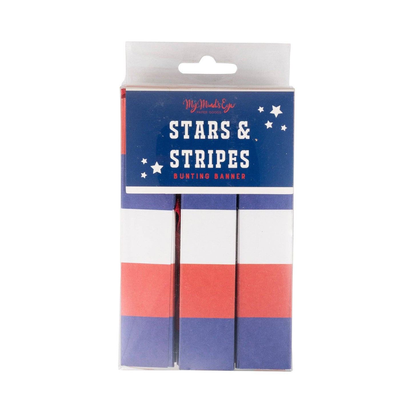 Red White and Blue Fan Paper Bunting Banner