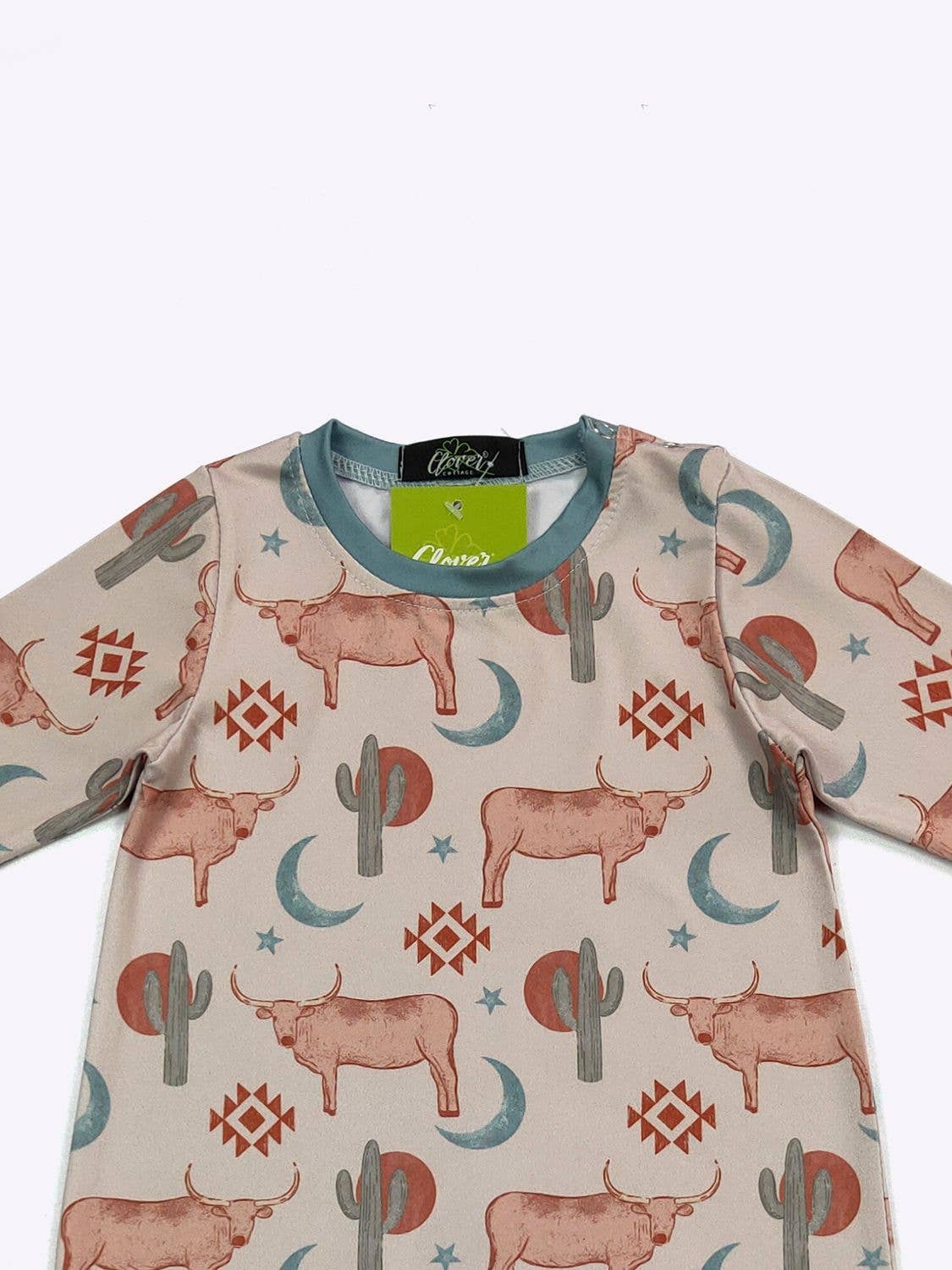 Lunar Longhorn Boy Romper