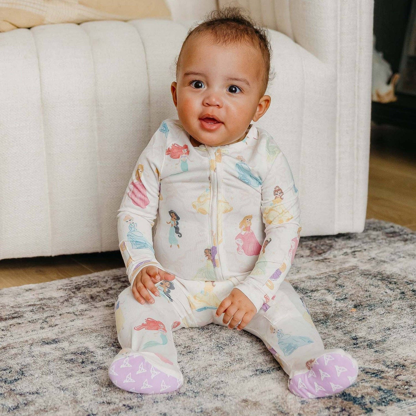 Copper Pearl - Zip-Up Footie Pajama - Disney Princess