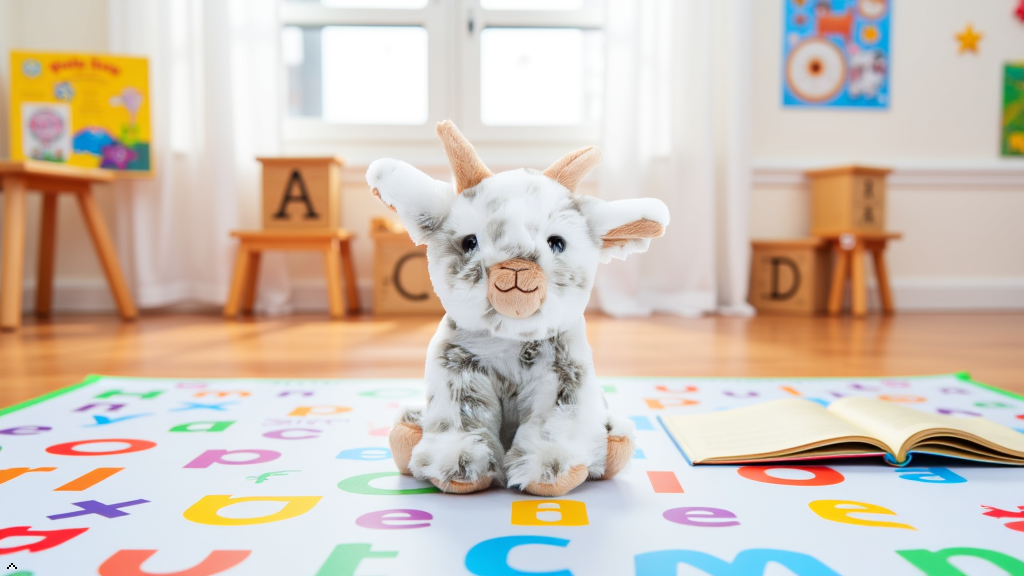 The Petting Zoo - 6" (14cm) Babiez Wild Onez Goat Farm Plush