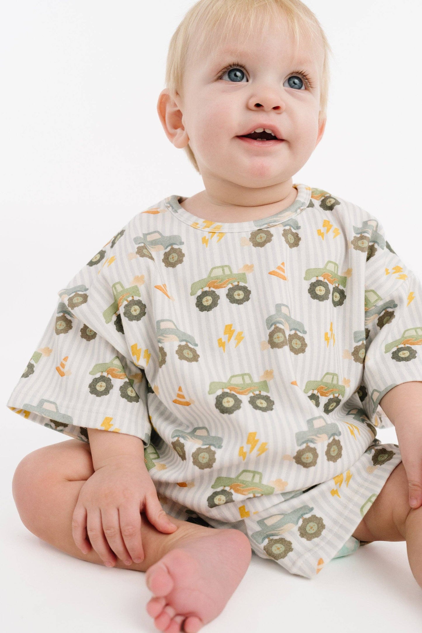 Little One Shop - Monster Truck Slouchy Set