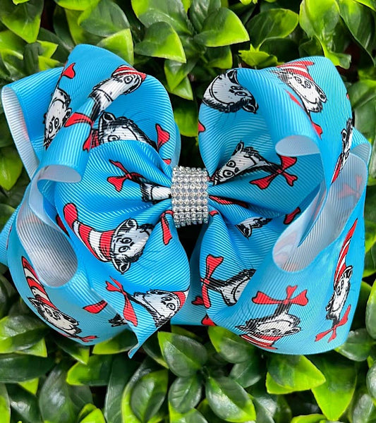 Cat and the Hat Hairbow